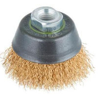 Набор головок, бит, насадок Wolfcraft Чашкообразная щетка из латунной проволоки 70 мм 2748000