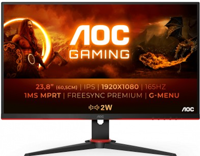 23.8" Monitor Gaming AOC 24G2SPU/BK / 1ms / 165MHz / Black