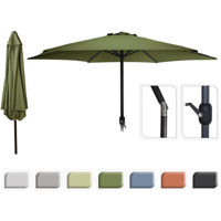 Зонт садовый Promstore 20763 Зонт для террасы D2.7m, нога со сгибом, 6 спиц, 7 цветов