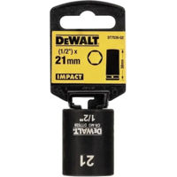 Набор головок, бит, насадок DeWalt DT7539 Ударная шестигранная головка DT7539 (короткая) 21 мм 1/2