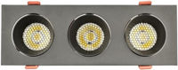 Освещение для помещений LED Market Downlight COB 3*12W, 4000K, LM-OC-TH-186-3, Black+Black