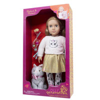 Кукла Battat BD31479Z Melena 46 cm cu pisicuta, 57456