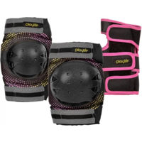 Защитное снаряжение Powerslide 880331 Playlife Joker Yellow Tri-Pack Size S