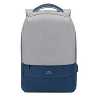 Backpack Rivacase 7562, for Laptop 15,6" & City bags, Gray/Dark Blue