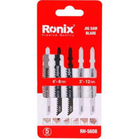 Аксессуар для пилы Ronix RH-5608 Пилки для лобзика по дер. T118B/T111C/T127D 8/12TPI 100mm 5шт