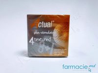 Prezervative Actual N4 Texturate (reliefate) (TVA8%)