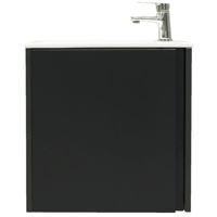 Шкаф под умывальник Bayro подвесной Mono под умыв. Atria 500 антрацит мат