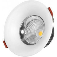 Corp de iluminat interior LED Market Downlight COB Round 12W, 4000K, LM-D2008, dimmable, White
