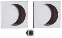 Set de mânere pentru uși cuisante B019301032 cromat satinat