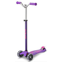 Самокат Micro MMD043 Maxi Deluxe Pro LED Purple Pink