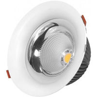 Corp de iluminat interior LED Market Downlight COB Round 30W, 3000K, LM-D2008, White