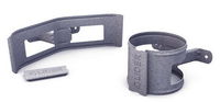 Хомут трубы на ножке (87 mm) Al-zn