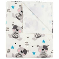 Аксессуар для пеленания New Baby 39475 Пеленка фланель непромокаемая Baby Cude Teddy