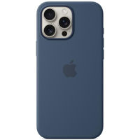 Husă pentru smartphone Apple iPhone 16 Pro Max Silicone Case with MagSafe Denim MYYU3