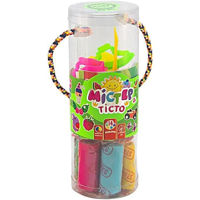 Набор для творчества Strateg 71801 Набор теста для лепки Мистер тесто, 14 culori