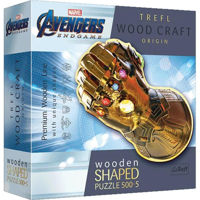 Головоломка Trefl (20174) Puzzle din lemn, Mănușa Infinitului (500+5elem)