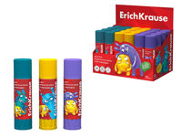 Клей-карандаш цветной ErichKrause EasyStick Jolly Friends, 13g