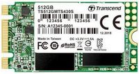 .M.2 SATA SSD  512GB Transcend  "TS512GMTS430S" [42mm, R/W:560/500MB/s, 80K/88K IOPS, SM2258, 3DTLC]