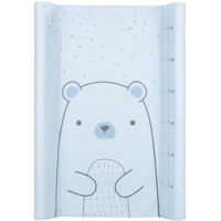 Accesoriu pentru înfășat Kikka Boo 31108060042 Saltea de infasat moale Bear with me Blue, 70x50 cm