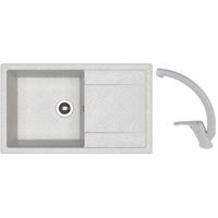 Мойка кухонная со смесителем Dr.Gans Techno 860 + SanDonna F 1069 gri