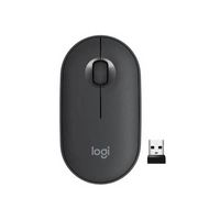 Wireless Mouse Logitech M350, Optical, 1000 dpi, 3 buttons, Ambidextrous, Slim, 2,4 /BT, 1xAA, Black
