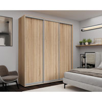 Dulap Nex Home Dulap cu uși glisante, 220x60x240cm, PAL, Sonoma