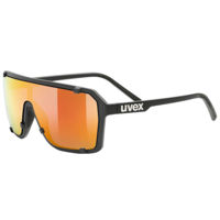 Защитные очки Uvex Esntl epic black matt/mir.red