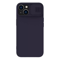 Nillkin Apple iPhone 14 Plus, CamShield Silky Silicone Case, Dark Purple