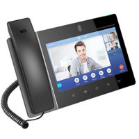 Grandstream GXV3480 Video, 16 SIP, 16 Lines, Android, 8" IPS Touch Screen, PoE, Wi-Fi 6, Black