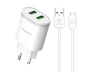 KAKU Wall Charger with Сable USB to Micro-USB Weige, White