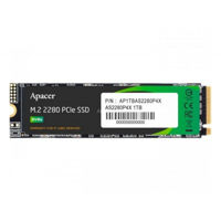 .M.2 NVMe SSD 1.0TB  Apacer AS2280P4X [PCIe 3.0 x4, R/W:2100/1700MB/s, 530K/420K IOPS, 350TB,3D TLC]