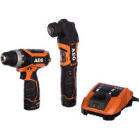 Набор электроинструментов AEG JP12F2LI-202B (masina de gaurit si insurubat cu acumulator+intrument multifunctional) 12V 2x2Ah 4935464242