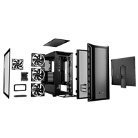 Case ATX be quiet! Shadow Base 800 FX, w/o PSU, 4x140mm, ARGB, 2xUSB 3.2, 1xUSB Type C, TG, Black