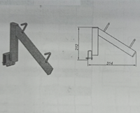 cumpără Suport metalic șurubelnițe 314x212 mm, bej în Chișinău