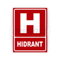 Indicator "HIDRANT" (Dibond) 26 x 20 cm