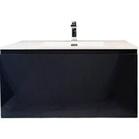 Dulap pentru lavoar Bayro suspendat  Formal Allegro 800 mat antracit