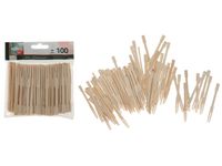 Set betisoare pentru aperitive EH 100 buc, 9cm, bambus, blister