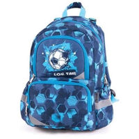 Детский рюкзак Pulse 122311 ANATOMIC FOOTBALL, 41x28x20 см., синий