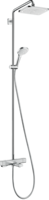 Sistema de dus Croma E Showerpipe 280 1jet cu termostat pentru cada