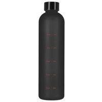 Бутылочка для воды HMS 13635 Sticla 1000ml Tritan Black NCD61 (15-02-053)