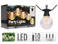 Ghirlanda luminoasa 10LED alb 7.5m, G80, D8cm