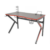 Стол компьютерный Deco EGame Black/Red CN1909