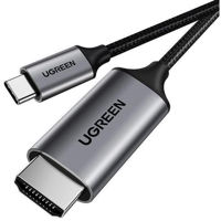 Кабель для IT Ugreen 50570 Type-C to HDMI 4K@60Hz Compatible with Thunderbolt 3 1.5M MM142, Gray