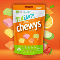 Bomboane mestecabile YumEarth Organic Fruit Chewys, 142 g