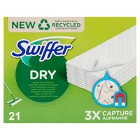 Сухие салфетки Swiffer DRY CATTURA POLVERE просоченным детергентом, 21 шт