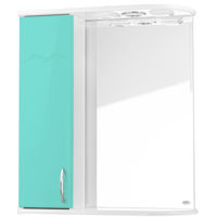 Oglindă baie Mashtab 9670 Clasic 600x200x720 Alb-Verde