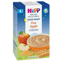 Terci organic cu lapte HIPP Noapte buna griu/orez cu mar (6+ luni) 250 g