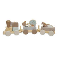 Игрушка Jollein 117-001-67021 Jucarie din lemn Toy Train Farm