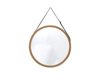 Зеркало настенное Tendance D38cm, рама бамбук