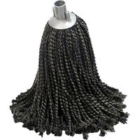 Accesoriu pentru curățenie Ressol Mop micro-cotton cu filet, 225gr/31cm, negru (05089.01)